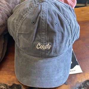 Grey Cords Corduroy Hat